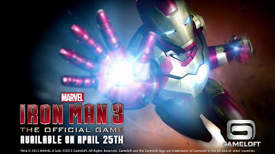 Videojuego oficial de Iron Man 3 creado por Gameloft