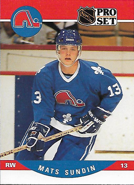 My PCsone card at a time Mats Sundin card 1 199091 Pro Set 636