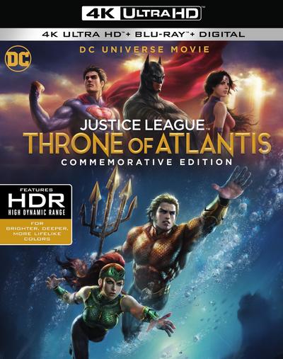 Justice League: Throne of Atlantis (2015) 2160p HDR BDRip Dual Latino-Inglés [Subt. Esp] (Animación. Fantástico)