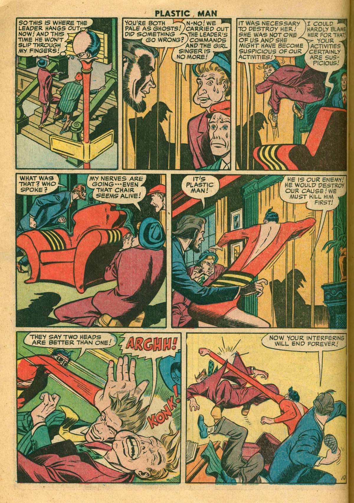 Read online Plastic Man (1943) comic -  Issue #27 - 24