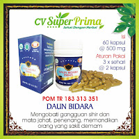 Jual Kapsul Daun Bidara (DAUN SIDR) Prima Resmi Ijin BPOM Kualitas Super di Surabaya