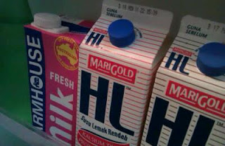 Milk Carton - Farmhouse milk and Marigold in my fridge