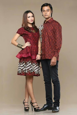 model baju batik couple pasangan trendy model baju batik couple pasangan trendy