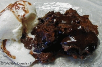 The Recipe File: OLD FASHIONED CHOCOLATE COBBLER The Recipe File: OLD FASHIONED CHOCOLATE COBBLER