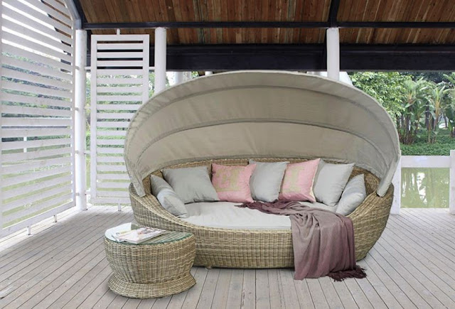 Rattan Sonnenliege Mit Dach Rattan Sonnenliege Mit Dach