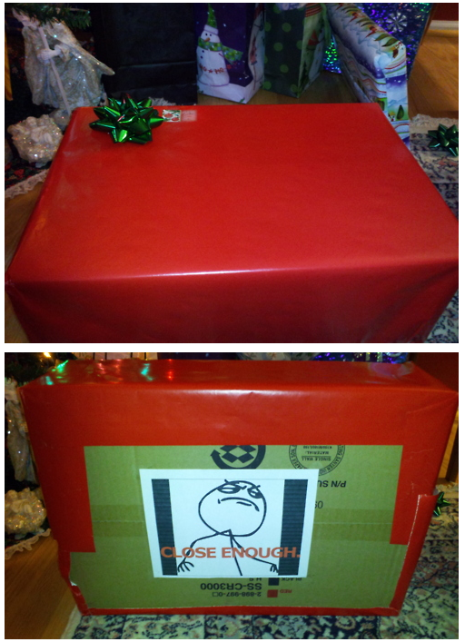 Wrapped Present - Close Enough