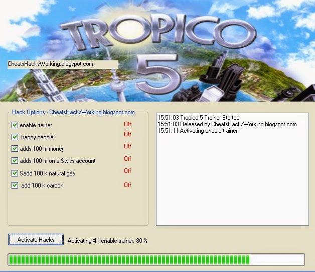 Working Cheats and Hacks for Games: Tropico 5 Cheats Hacks