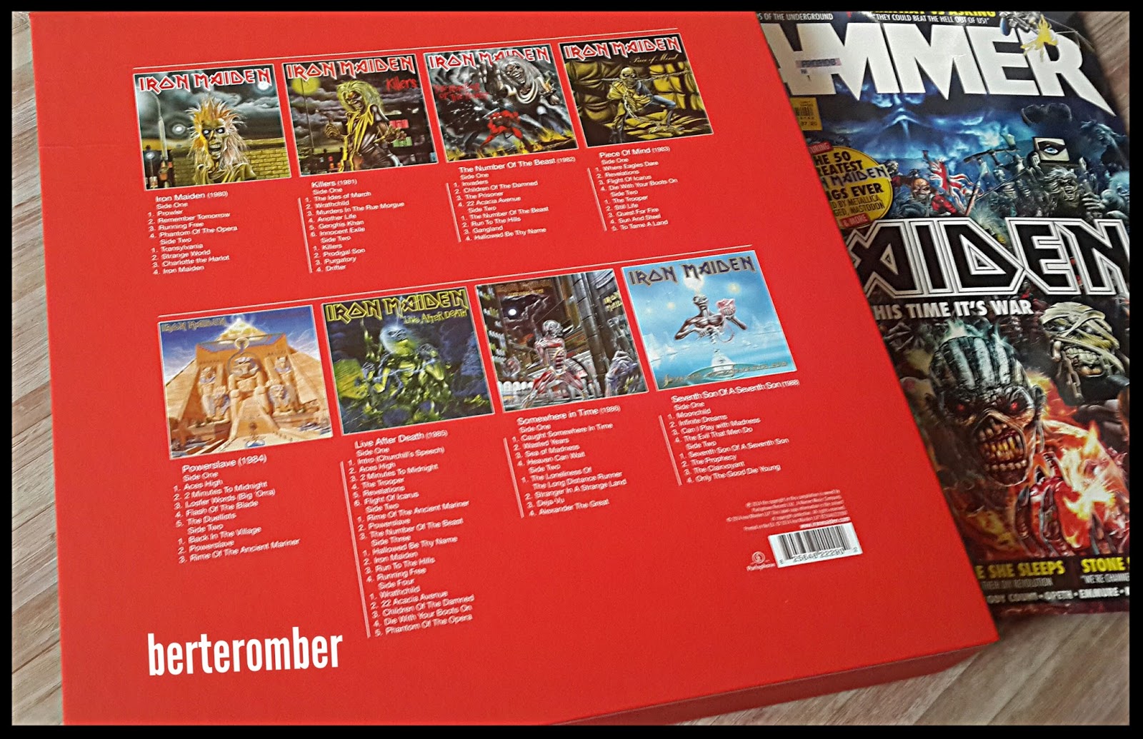 BERTEROMBER Box set Iron Maiden