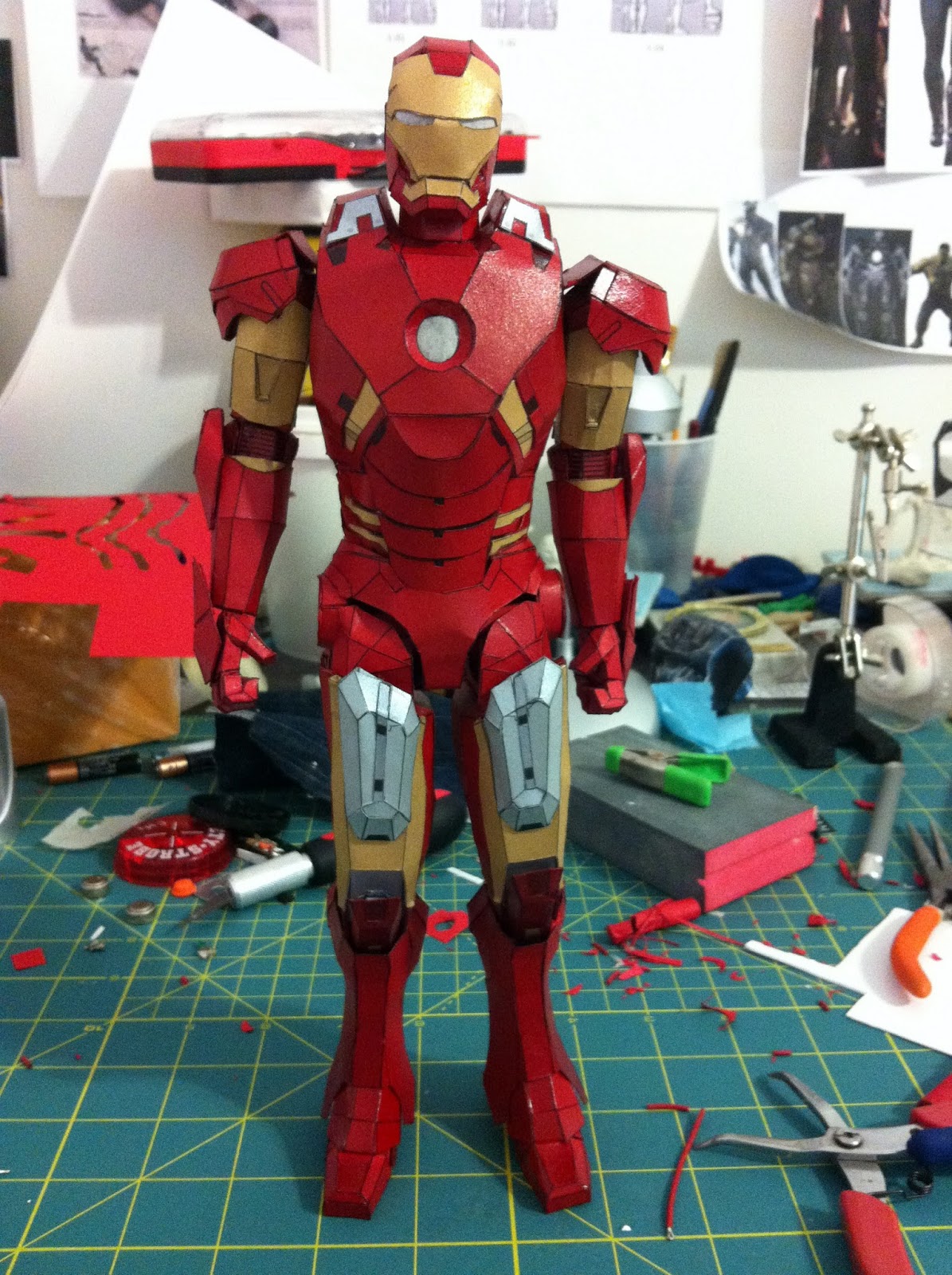 Paper Craft New 350 Papercraft Iron Man Full Armor | Images and Photos ...