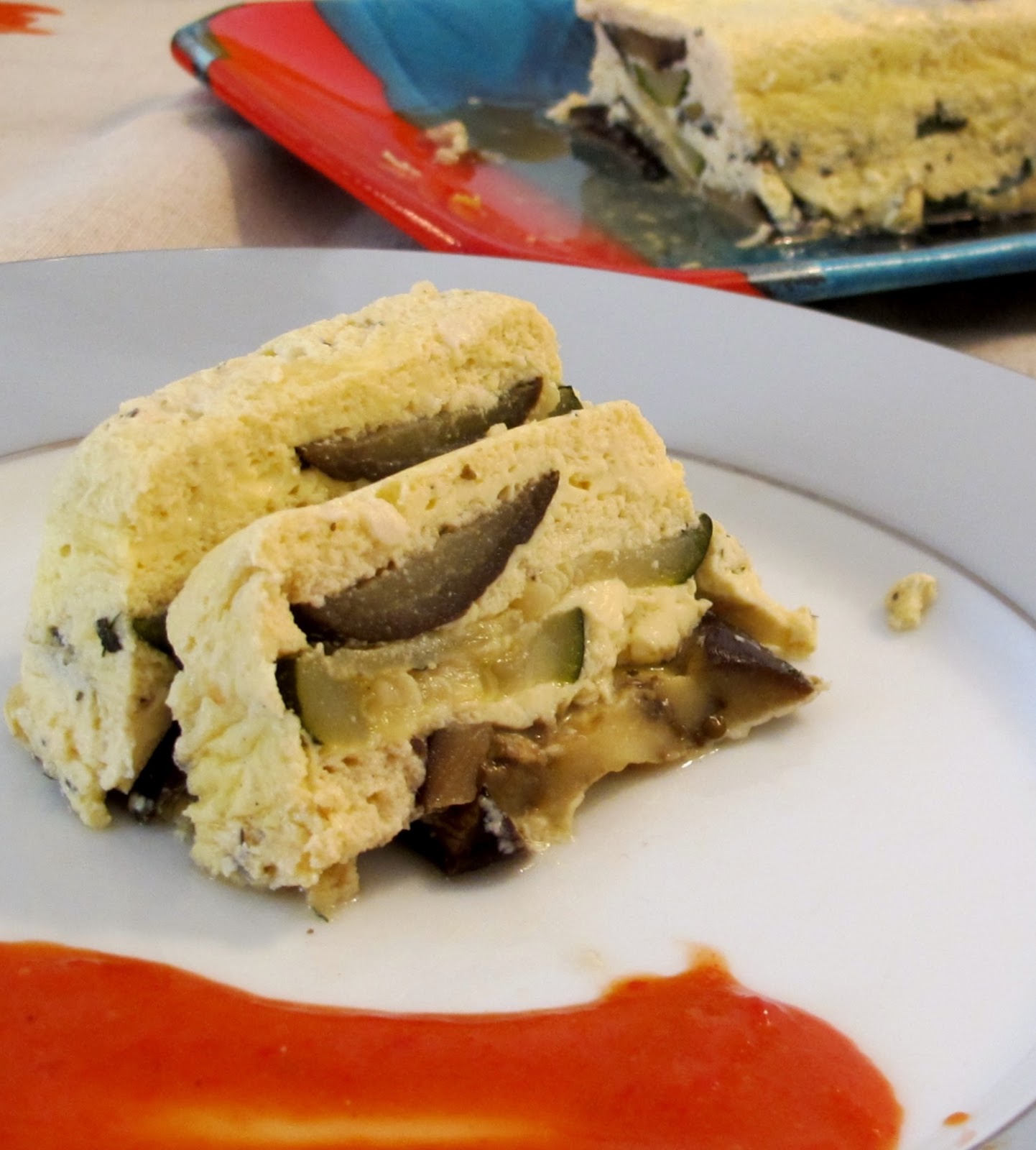 DANS L'ASSIETTE DES AUTRES Terrine d'aubergines et courgettes et