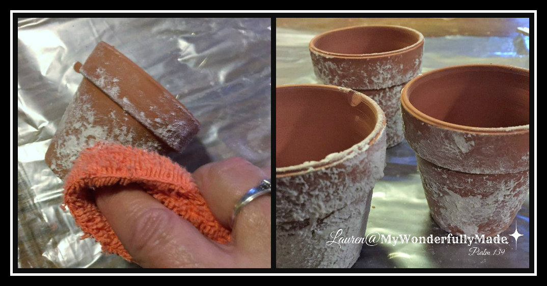 "Wonderfully Made" How to Age Clay Pots