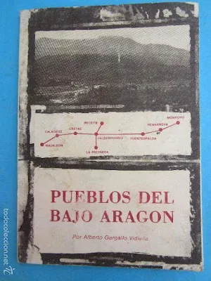 ALCAÑIZ, PUEBLOS DEL BAJO ARAGON, papel,  ALBERTO GARGALLO VIDIELLA