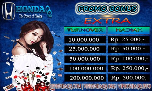 HondaQQ.com Agen Domino 99 BandarQ Dan Poker Online Terpercaya