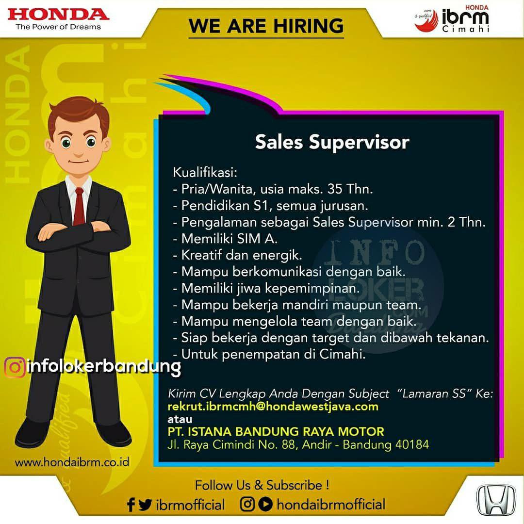 Lowongan Kerja Honda IBRM Cimahi Desember 2018 - Info ...
