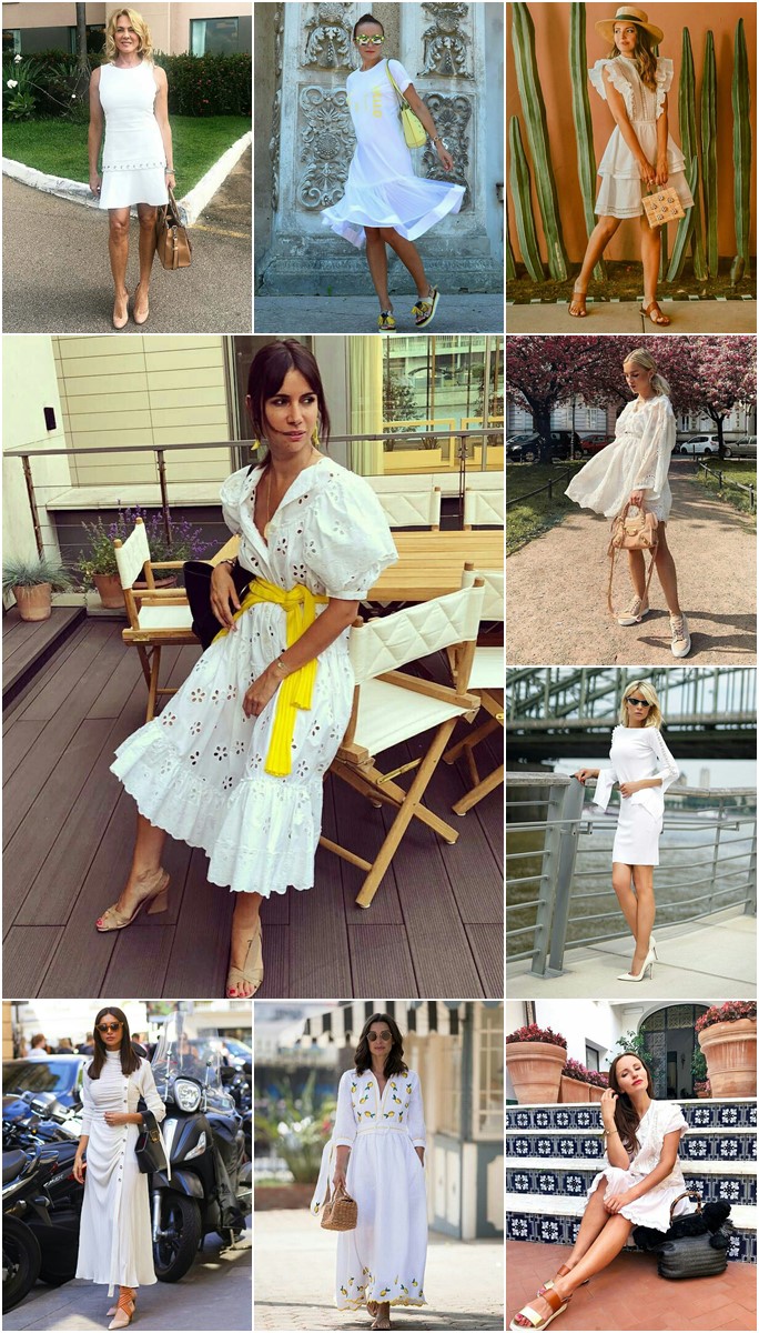 50 ideias de looks de ano novo com vestido branco informal 50 ideias de looks com vestido branco para a virada do ano