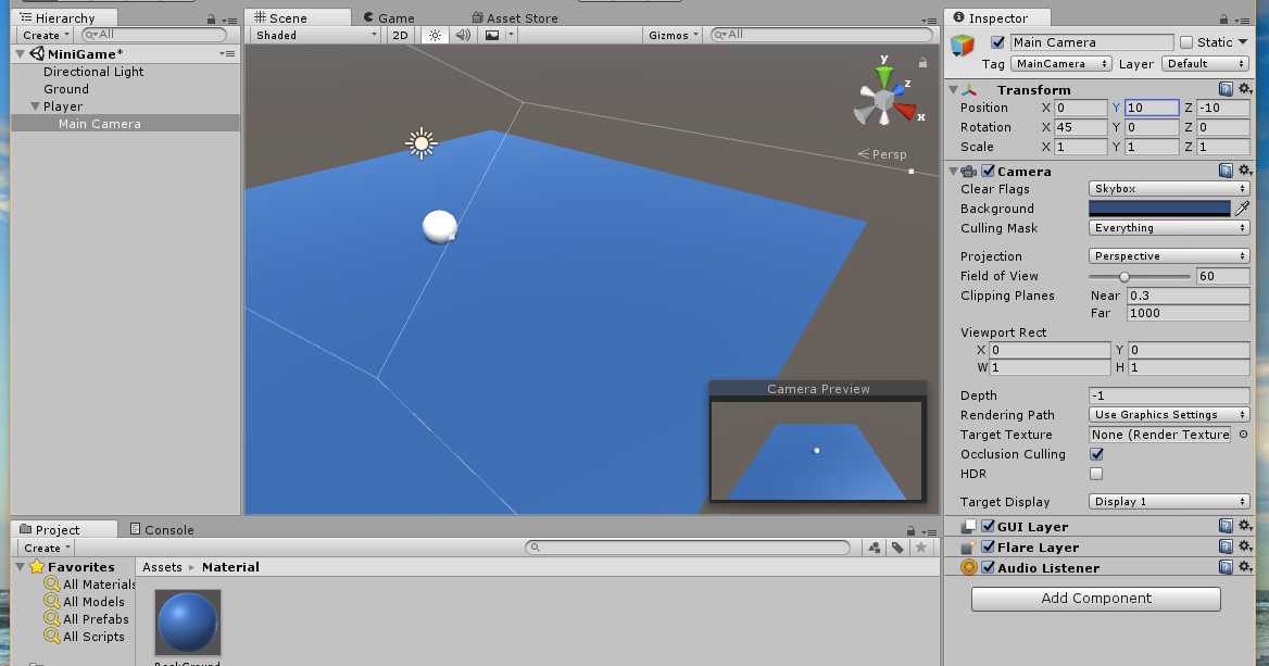 LucidCode's Unity Development Unity 4 help move camera with object(player)