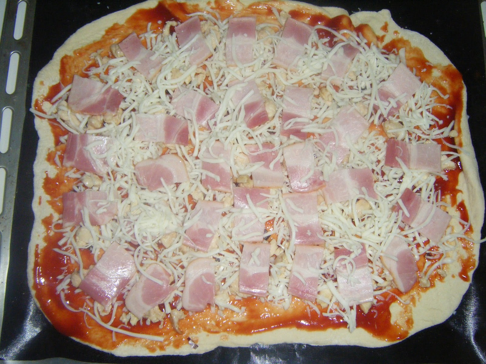 La Cocina Violeta de Carol Pizza barbacoa con guindilla