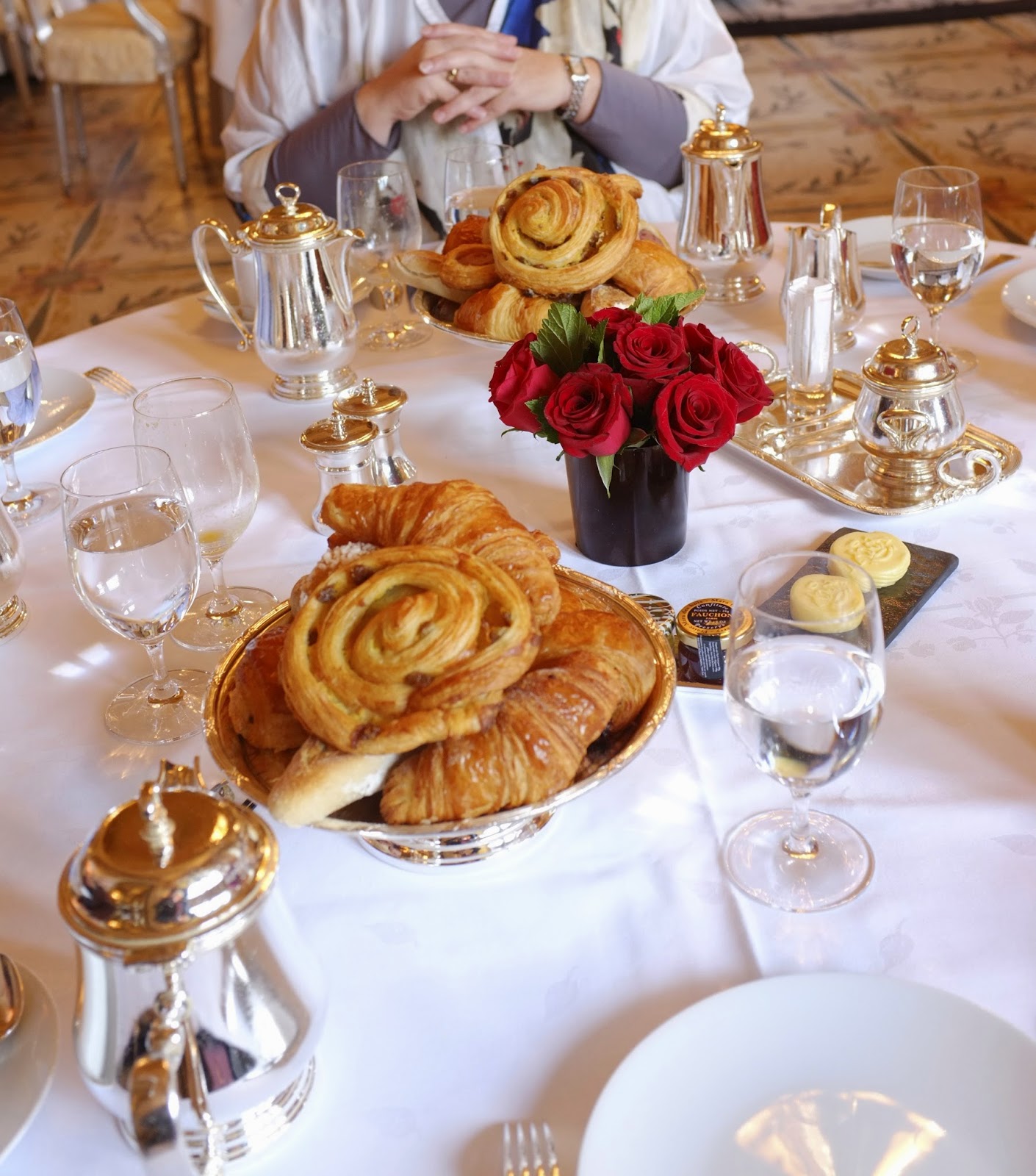 A Strong Belief in Wicker Breakfast at Le Meurice Paris