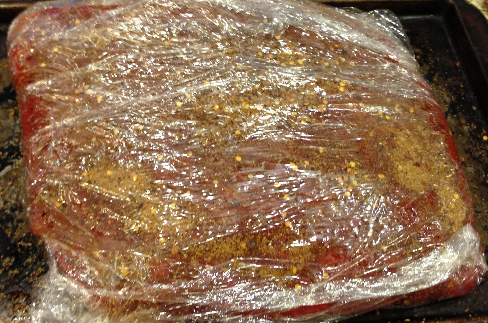 GREAT EATS HAWAII BEEF BRISKET COOKED IN ELECTRIC SMOKER