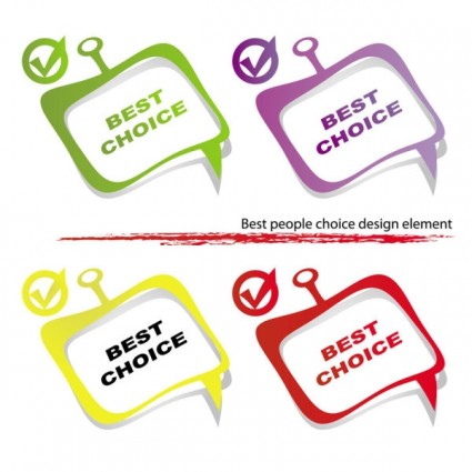 Beautiful origami label 05 Free Vector (Free Download)