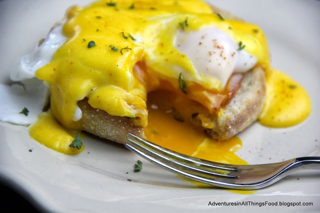Adventures in all things food Eggs Benedict From Scratch Hollandaise Sauce