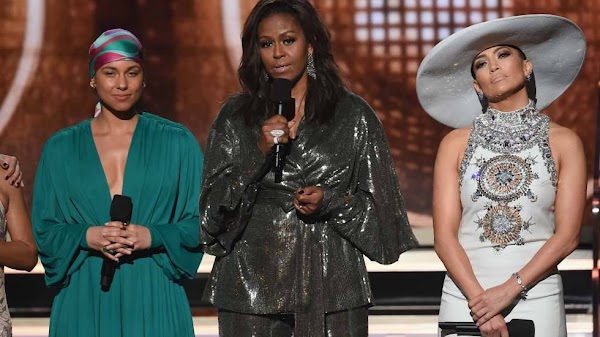 Michelle Obama en los Grammy: la música siempre me ayudó a contar mi historia