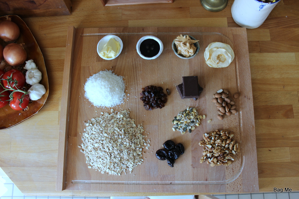 BagMe Domácí müsli tyčinky s arašídovým máslem