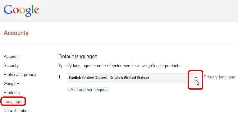 How to set Google language option (esp for expats) ~ Articles World