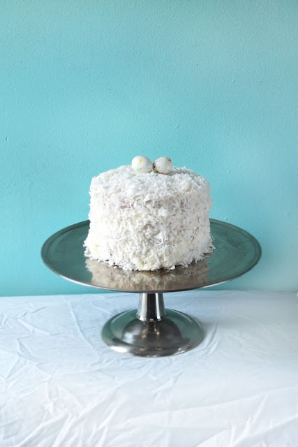 Meyer Lemon Cake with Coconut Frosting 5