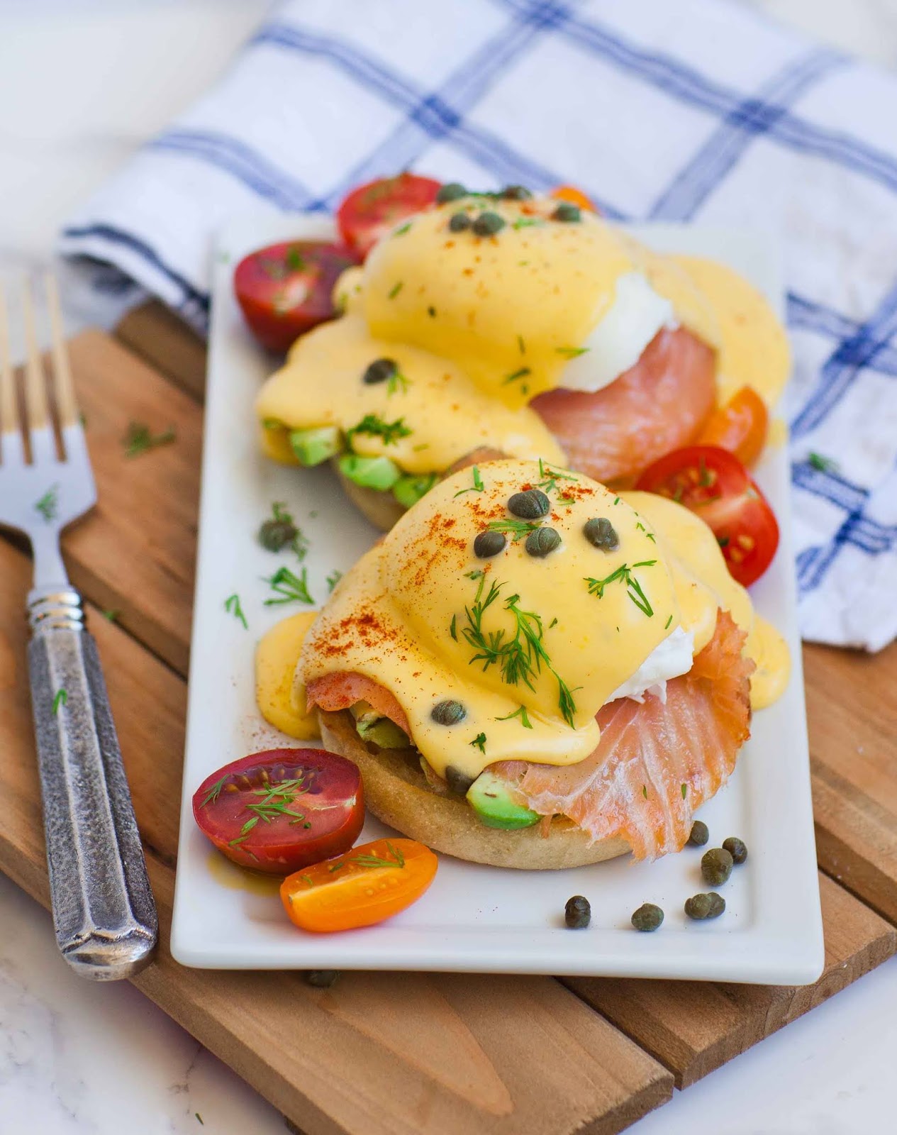SMOKED SALMON EGGS BENEDICT Unique Foods Recipes