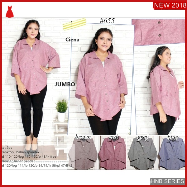 HNB077 Model Risna Setelan Jumpsuit Ukuran Besar Jumbo BMG Shop