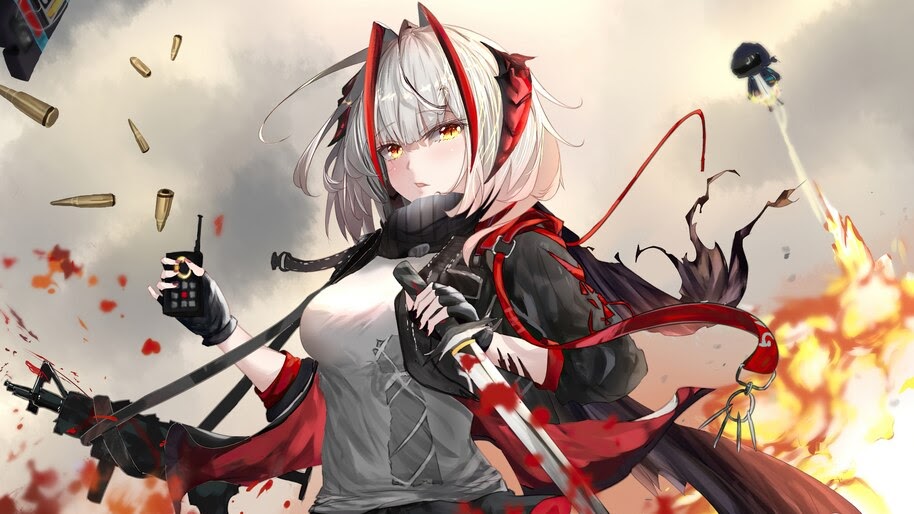 W, Arknights, Anime, Girl, 4K, #6.1826