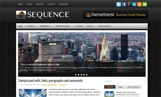 Sequence Blogger Template
