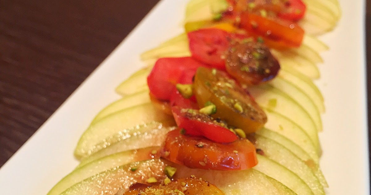 YOSHIKOlicious Beauty Green Apple and Tomato Salad with Balsamic