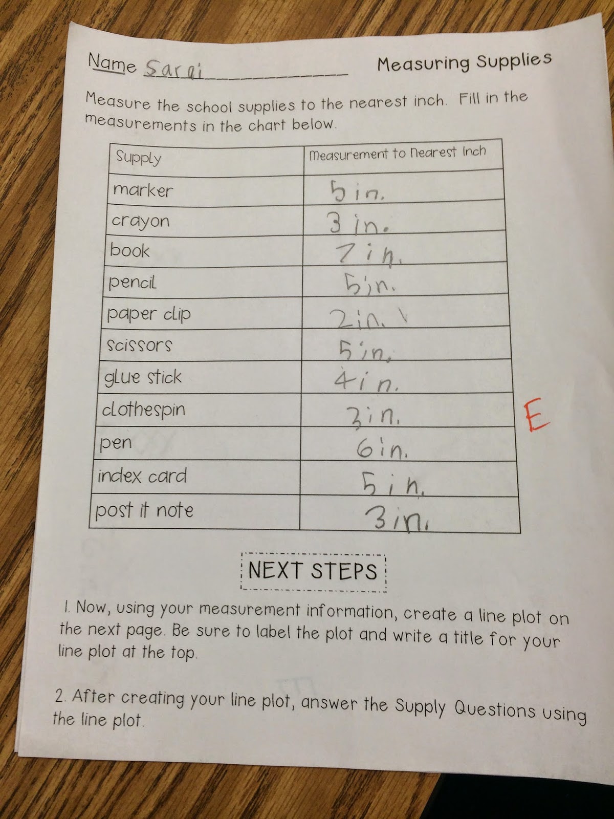 Team J's Second Grade Fun: Learning About Line Plots