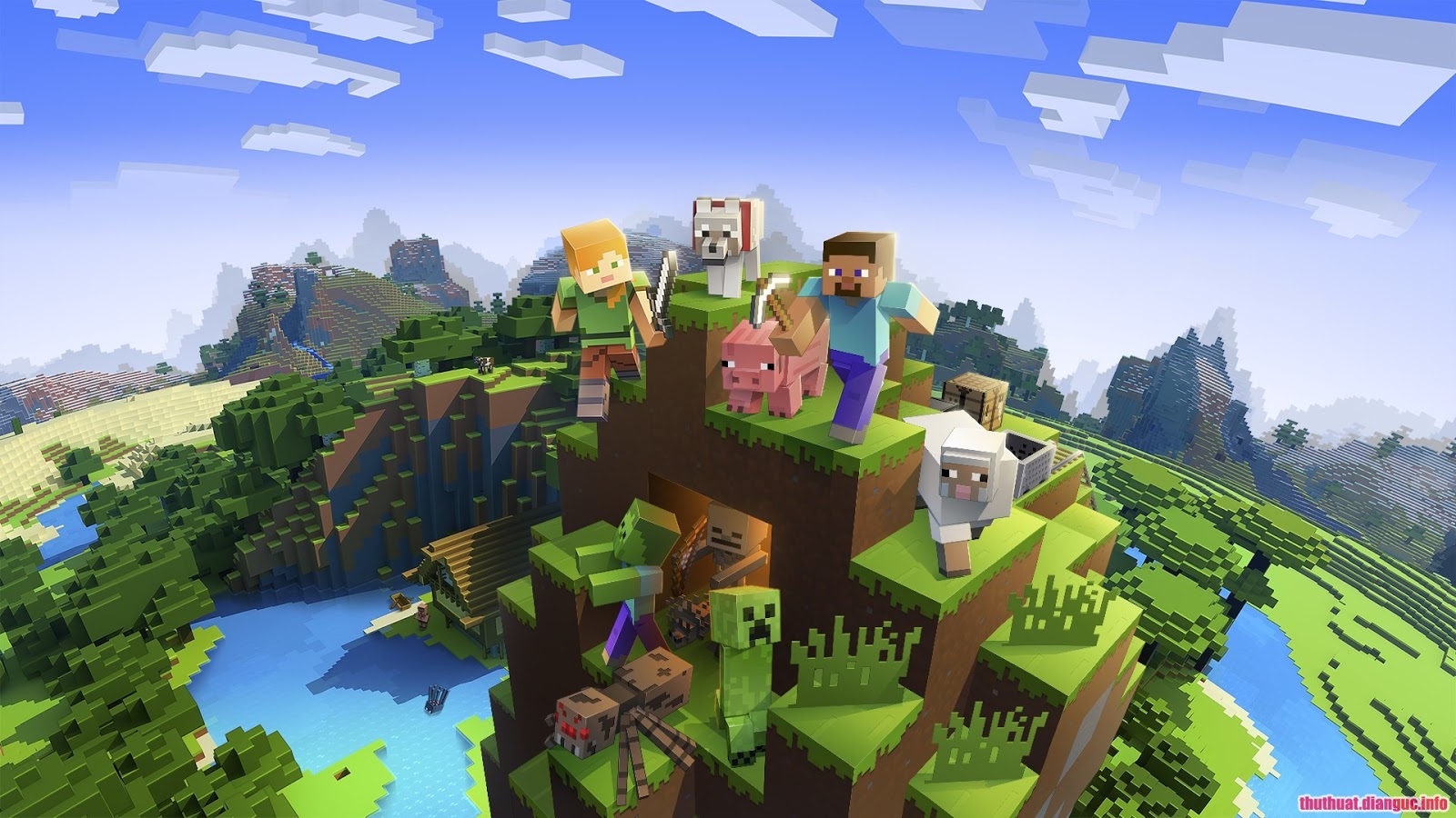 Download Minecraft – Game xây dựng thế giới mở kết hợp sinh tồn