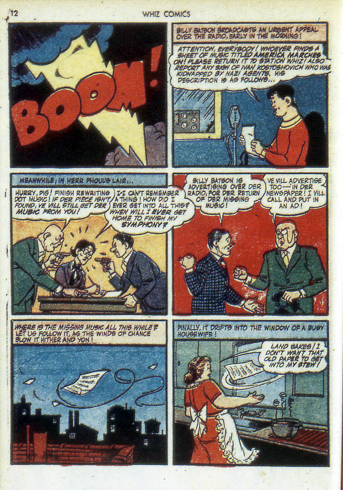 Read online WHIZ Comics comic -  Issue #49 - 12