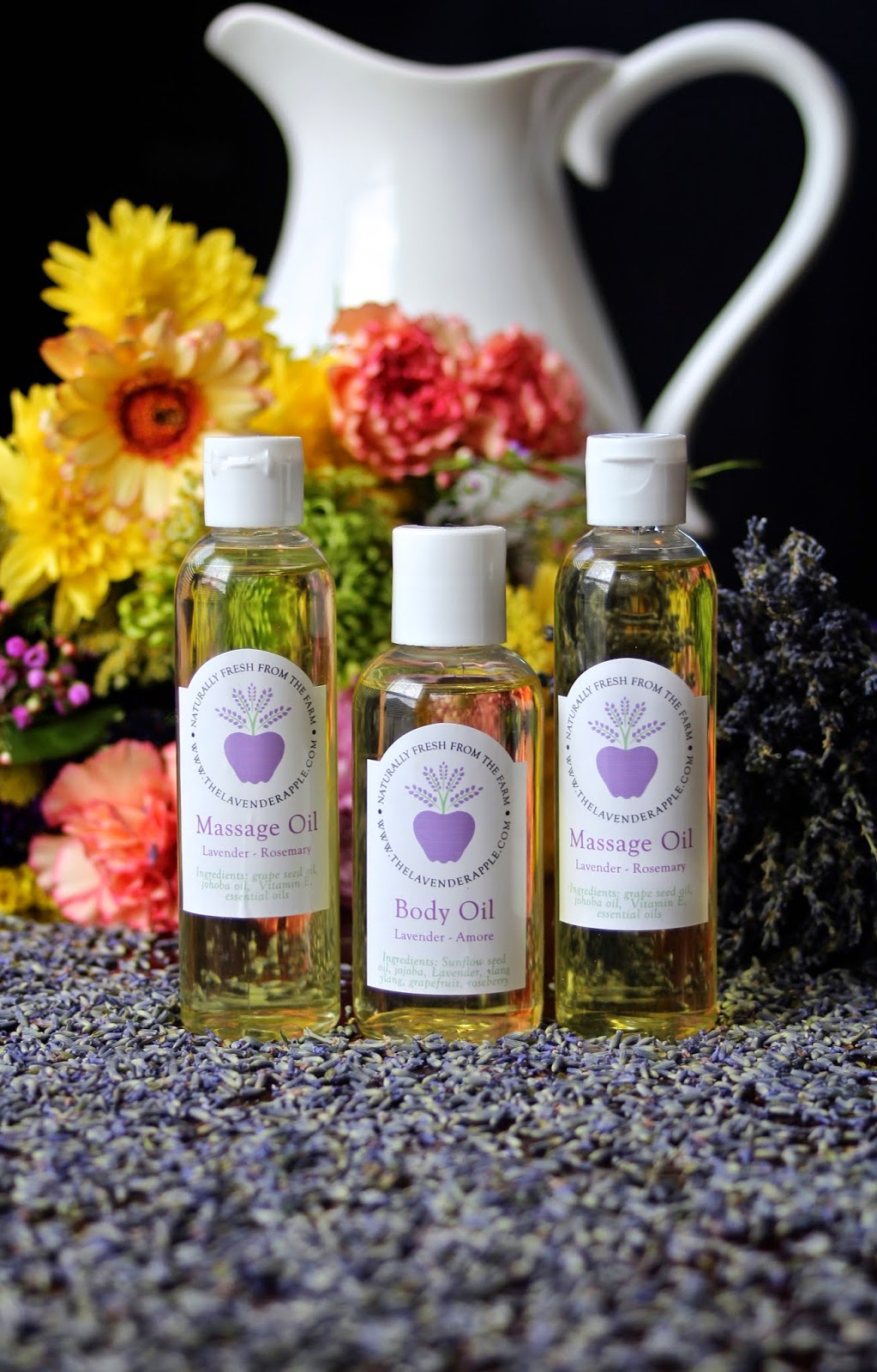 Lavender Massage Oils The Lavender Apple