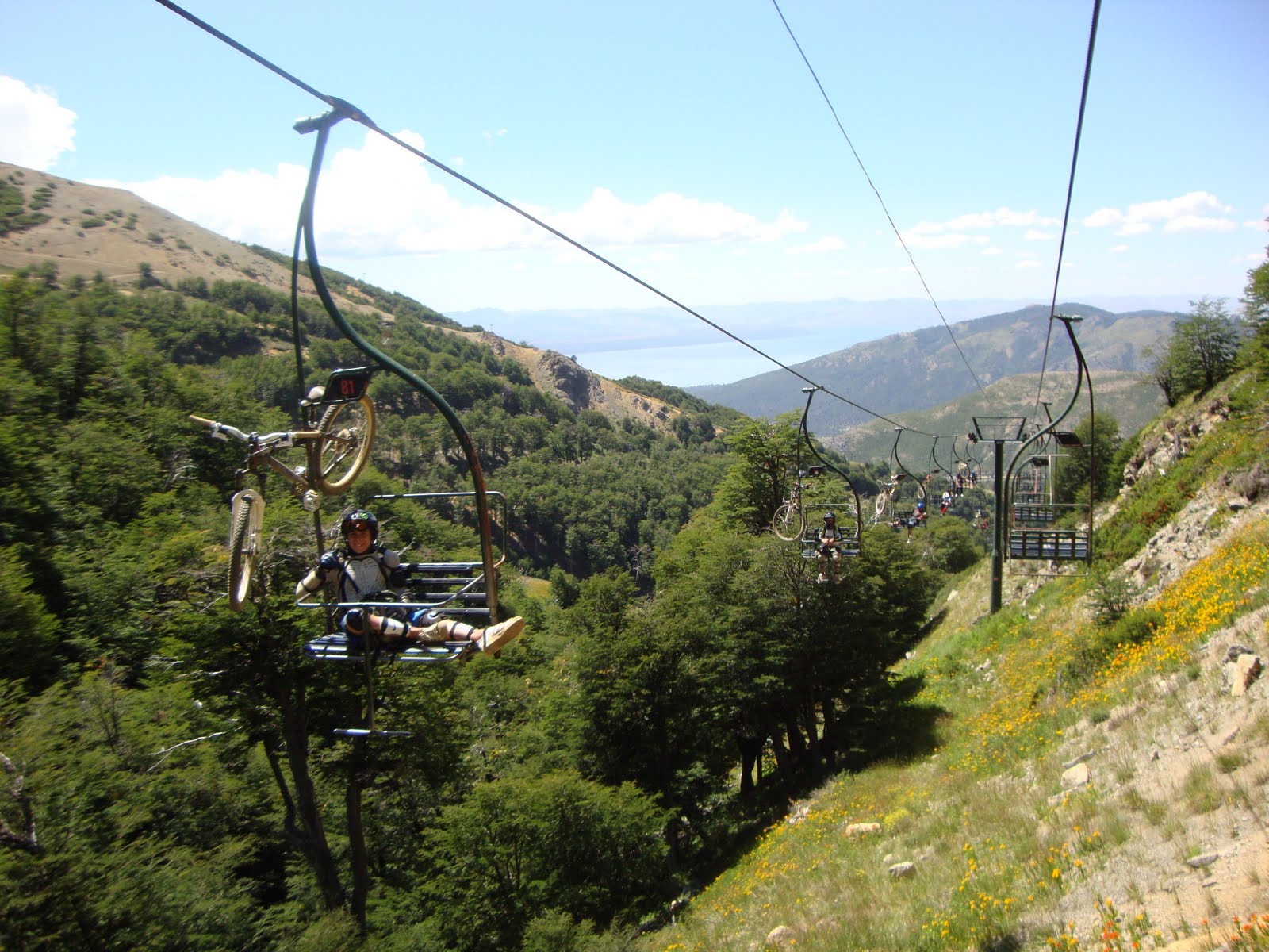 Adventure in Argentina: Chair lift in Bariloche