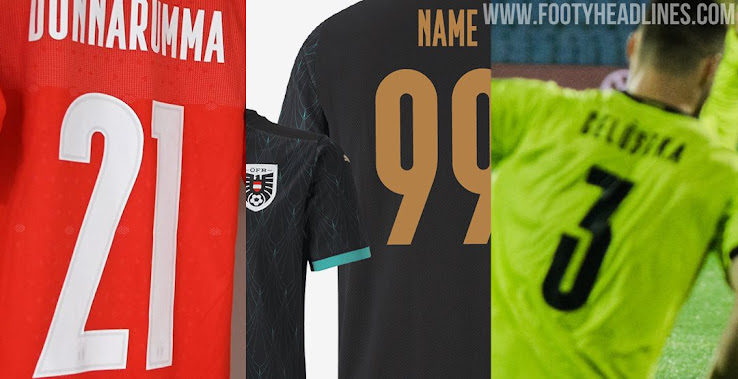 Adverteerder volleybal zacht Universal Puma EURO 2020 Kit Font Revealed - To Be Used By All Teams Except  Switzerland - Footy Headlines
