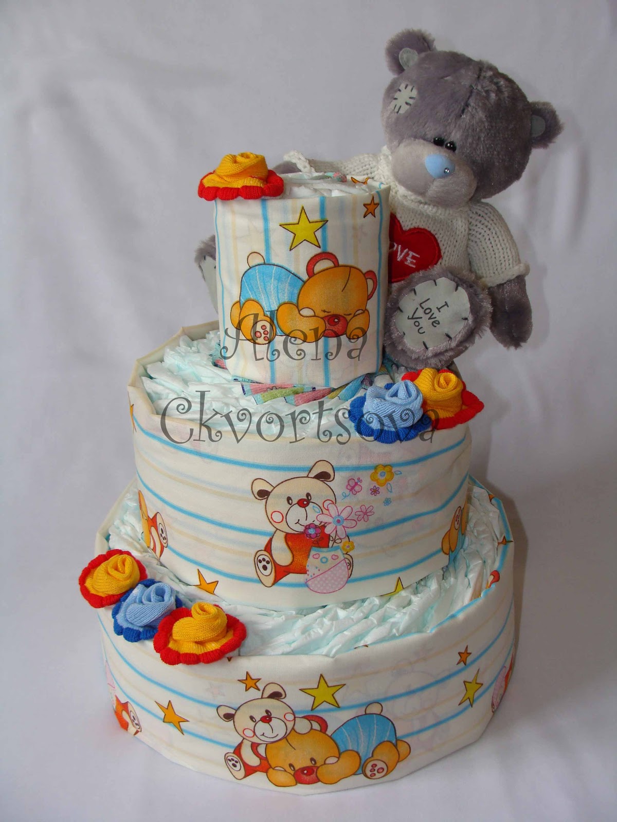 ТОША - торт для малыша! Торты из подгузников(памперсов) и букеты из ...