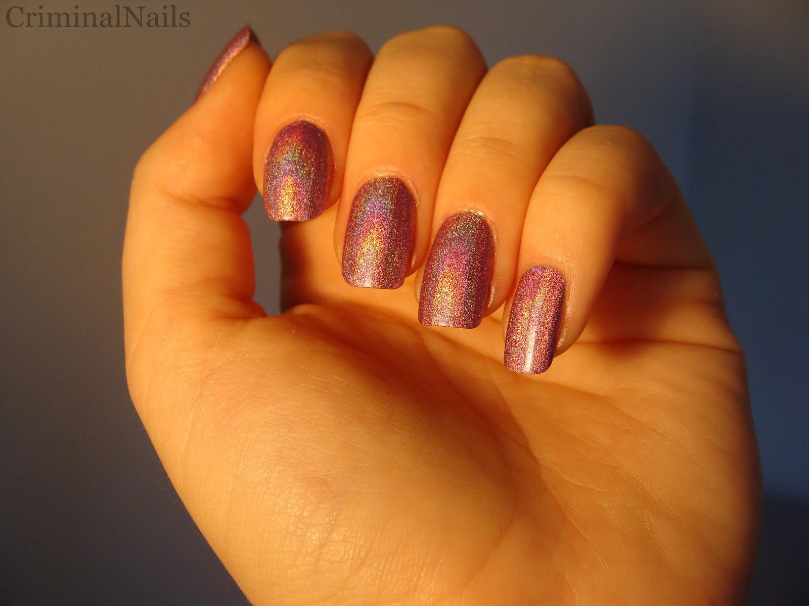 Criminal Nails Dripping paint nail art.