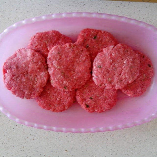 Fotografía hamburguesas de ternera.