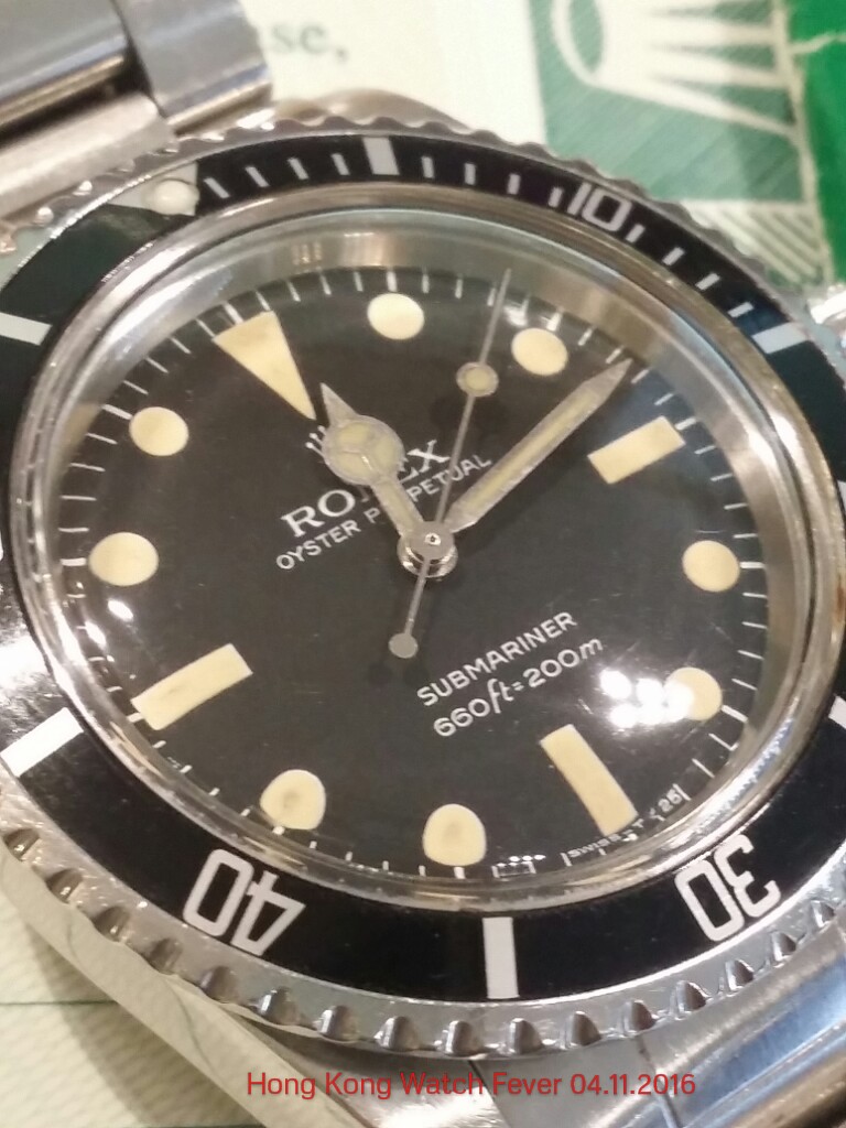 Hong Kong Watch Fever 香港發燒友 Rolex Submariner Ref.5513 on sale