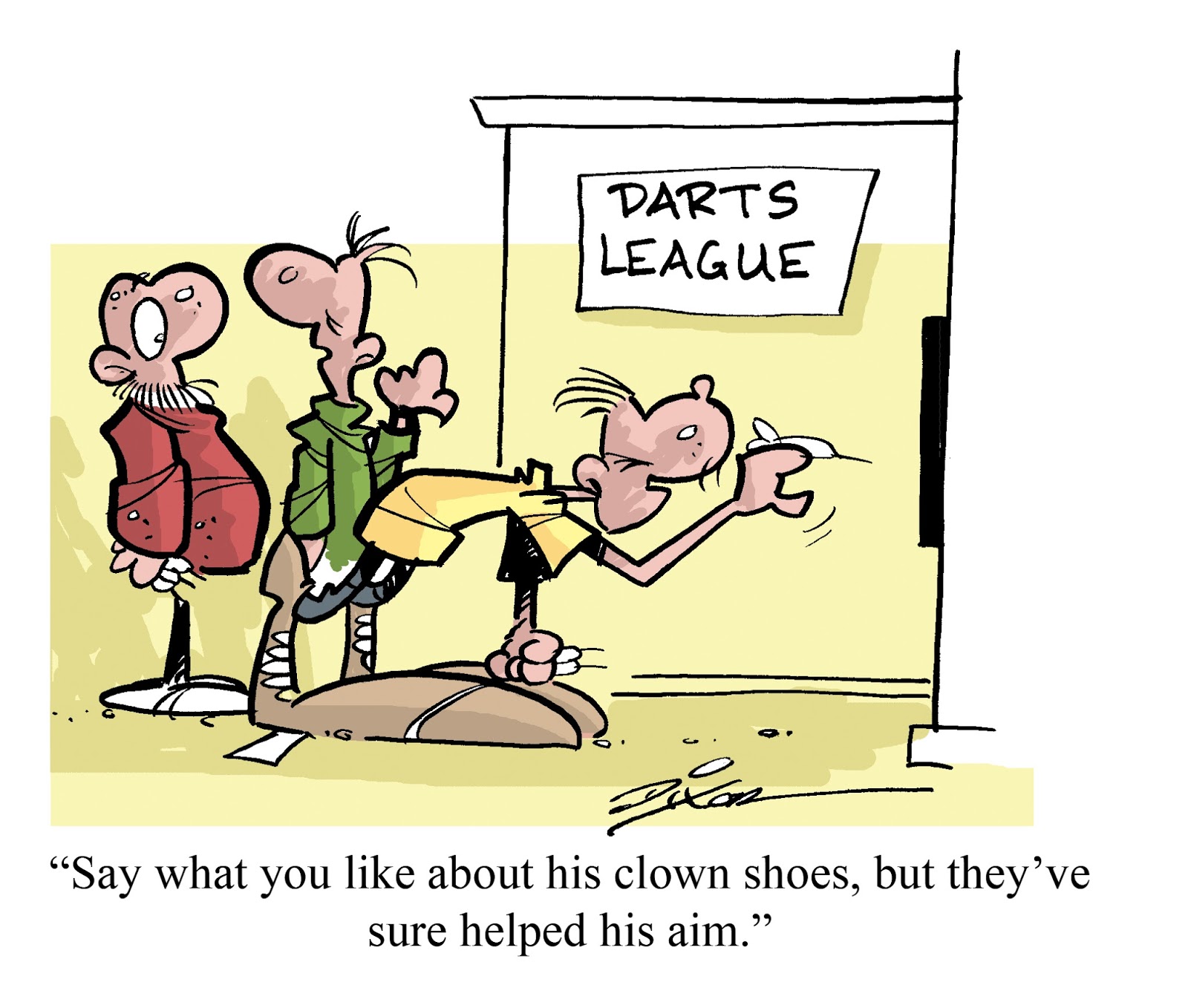 Cartoonist Diary Gag Cartoon tomfoolery