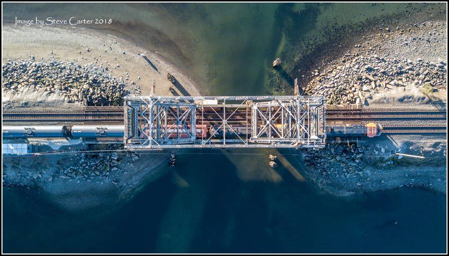 Industrial History BNSF/Northern Pacific Bridge over Chambers Bay at