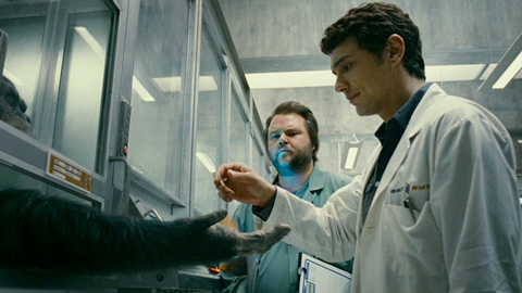 James Franco stars as a lab worker attempting to find the cure for   Alzheimers
