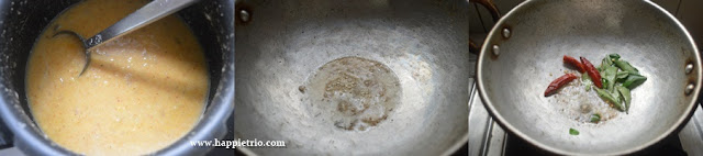 Step 4- Moong Dal Tadka Recipe | Moong Dal Coconut Gravy