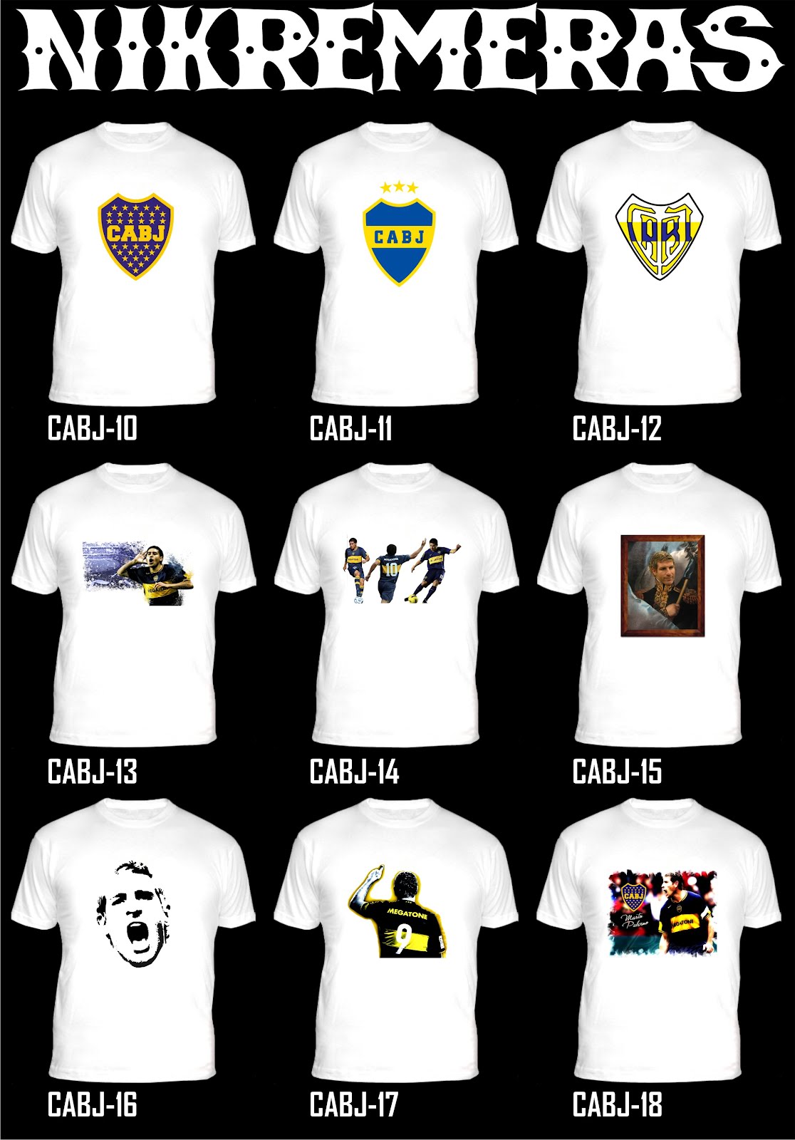 Crea Tu Camisetas De Futbol Boca Juniors Retro Primera Manga Largas 1981