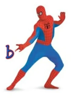 Abecedario Spiderman con Letras Azules. Blue Alphabet with Spiderman.